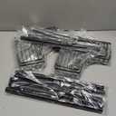 HEVEL Corner Shower Caddy Tension Pole, Adjustable Shower Organizer Corner 62-115 Inch, Rustproof Bathroom Storage Shower Shelves, Black