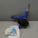 Drain Auger, Clog Remover with Drill Adapter, 25 Feet Flexible Plumbing Snake Use Manually or Powered for Kitchen, Bathroom and Shower Sink, Comes with Gloves (blue)