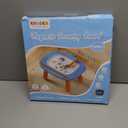 Kikidex Magnetic Drawing Board, Toddler Girl Toys for 1-2 Year Old, Doodle Board Pad Learning and Educational Toys for 1 2 3 Year Old Baby Kids Birthday Gift(Light Blue)