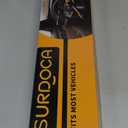 SURDOCA Upgraded Car Steering Wheel Lock Anti-Theft Device, Steering Wheel Locks for Car SUV, Easy Installation, Rubber Protection, Extendable Universal Security Device (XL-16.9" Extendable Length, Yellow)