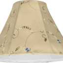 Aspen Creative 58026A, Bell Uno Lamp Shade, Jonquil Gold, 4" Top x 10" Bottom x 7" Slant Height, Slip UNO 33mm