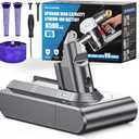Becleanlife 6500mAh V6 Battery Replacement Compatible with Dyson V6 Animal/Absolute/Motorhead/Fluffy SV03 SV04 SV05 SV06 SV07 SV09 DC58 DC59 DC61 DC62 DC72 DC74 Vacuum Cleaner