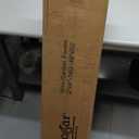 Black Metal Garden Fence, 48inch(H) x 100ft(L), 2 inch x 3 inch,14GA 2/3/4/5/6 Ft Tall Chicken Wire PVC Coated Welded Wire Mesh Roll for Dogs Border Yard Vegetable Plant Protection Poultry Netting