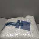 Bedsure Cooling Cotton Waffle Queen Size Blanket - Lightweight Breathable Soft Blanket of Rayon Derived from Bamboo for Hot Sleepers, Luxury Throws for Bed, Couch and Sofa, Ivory, 90x90 Inches