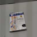 Truform 20-30 mmHg Compression Stockings for Men and Women, Thigh High Length, Dot Top, Closed Toe, Black, Medium (1 Pair)