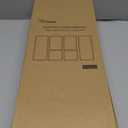 Criusia 6 Pcs Large Size Clear Drawer Organizer Set, Acrylic Non Slip Non Cracking Kitchen Drawer Storage Tray Divider, Multifunctional Storage for Cosmetics, Bathroom, Tools, Kitchen and Office