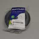 Repa Market 4" Inch Anthracite Steel Exhaust Diffuser with Flange - Soffit Vent - Adjustable Valve for Optimal Airflow - Quiet Duct Air Extraction - Indoor Ventilation - Round Duct Cover