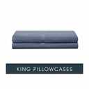 Modavari Home Fashions Linen Blend King Pillowcases 2 king Pillowcases 20 × 40 in