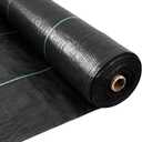 EXTRAEASY 6ft x 300ft Weed Barrier Fabric, Heavy Duty Landscape Fabric, 3.2oz Weed Control Fabric, Tear-Resistant Weed Blocker Ground Cover for Garden, Gravel, Driveway, Flower Bed