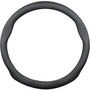 Ergocar Steering Wheel Cover Napa Leather Anti-Slip Sweat Absorbing General Motors Accessories All Seasons (15 Inches) 38 Cm (Circular)