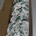 6 ft. White Unlit Light Type Flocked Classic Pencil Artificial Christmas Tree with 500 Tips