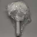 Wedding Bouquets for Bride, Wedding Bouquet BridesmaidBridesmaid Holding Flowers for Wedding Decoration (White+White)