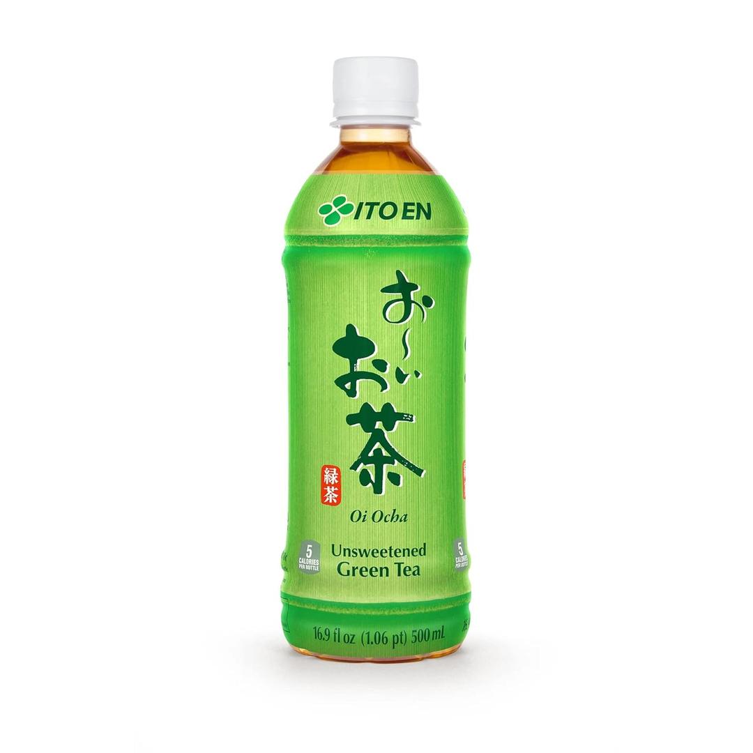 Ito En Tea Oi Ocha Green Tea, Unsweetened, 16.9 Ounce (Pack of 12) (EXP 05/25/25)