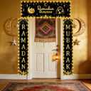 LED Ramadan Mubarak Banner Decorations Eid Mubarak Lights Banner