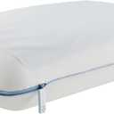 Sealy Dreamlife Standard Size Memory Foam Cooling Pillow with SealyChill Cooling Gel, Removable Machine-Washable Cover, Made in The USA