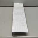 2 Ft Baseboard Heater Cover with Left and Right End Caps White Baseboard Radiator Covers for Bathroom Hydronic System