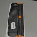 Firbon A4 Paper Cutter 12 Inch Titanium Paper Trimmer Scrapbooking Tool with Automatic Security Safeguard and Side Ruler for Craft Paper, Coupon, Label and Cardstock (Black)