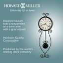 Howard Miller Rothbury Wrought Iron Wall Clock II 549-533, Black, Standard