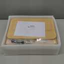 Bamboo Bread Box for Kitchen Countertop, Double Layer Kitchen Counter Organizers and Storage for Fruits, Tea, Spices, Coffee, Vintage Bread Bin Container with Cutting Board, Natural