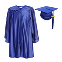 Newrara Unisex Shiny Kindergarten Graduation Gown Cap with Tassel