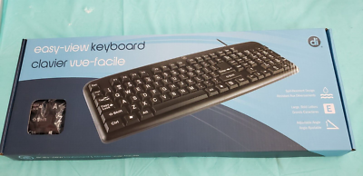 Digital Innovations Easy View USB Keyboard with Large Font