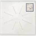 Eastman Washing Machine Drain Pan, 30 Inch x 32 Inch OD, Plastic Tray, White, 52525