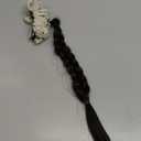 Retro Butterfly Hairpin Claw Clip Ponytail Wig, Detachable Simulation Wig Clips Braided Ponytail Extension Hair