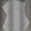 Women One Shoulder One Piece Swimsuit Tummy Control Bathing Suits Modest Full Coverage Cutout Swimwear (Small, White)