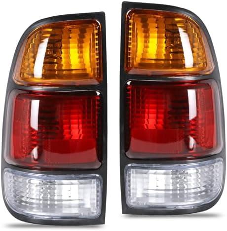 Tail Light Assembly Compatible With 2000 2001 2002 2003 2004 2005 2006 Toyota Tundra Driver and Passsenger Side Taillights Replace 81550-0C010 81560-0C010