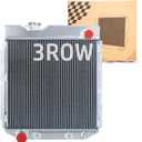 3 Row Radiator For 1965-1966 Ford Mustang, 1960-1965 Falcon 5.0L V8 AT MT, Aluminum Radiator For Ford 1960 1961 1962 1963 1964 1965 1966 CC251