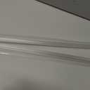 2-Pack Frameless Shower Door Bottom Seal (1/4'' X 39'') Clear Glass Shower Door Sweep Strip can Covers up to 23mm Gap - Stop Leaks