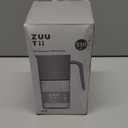 Zuutii Olive Oil Dispenser Bottle 18.6oz – Auto Flip Glass Vinegar Bottle with No-Drip Spout for Kitchen Cooking, Oil and Sauce Dispenser,Gray