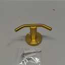 ARCORA Brushed Gold Towel Hooks, SUS 304 Stainless Steel Wall Hooks, Heavy Duty Robe Hooks 1 Pack, Modern Towel Hooks for Bathroom Wall
