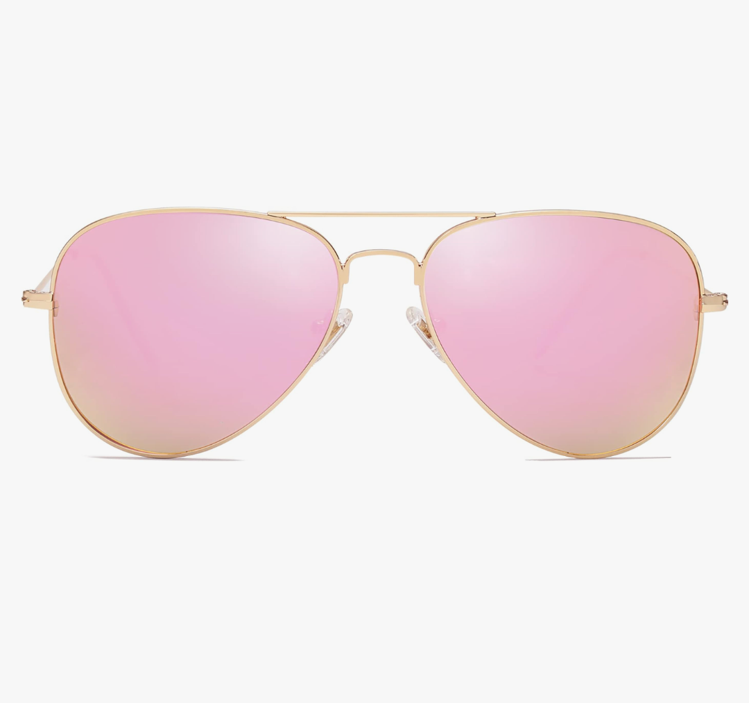 SOJOS Classic Aviator Polarized Sunglasses for Men Women Vintage Retro Style