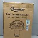 Pond Fountain Aerator，1HP 110V 750W，4RGB Lights Fountain Pump