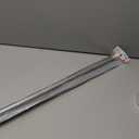 Kenney Nicholas Twist & Fit No Tools Tension Curtain Rod, 28 to 48 Inch Brushed Nickel Silver Extendable Rod, Easy Install