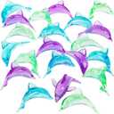 Fun Express Dolphin Table Tossers, 48 Acrylic Pieces - Sea Party and Home Decor
