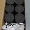 Comfyanno Under Door Draft Stopper - Bottom Door Gap Filler & Seal - Fits 30 to 36 Door, Block Cold Air, Noise, Sound, Wind, Bugs, Easy to Install, Double Side Block, No Adhesive, Gray (36 Inch (Pack of 1))