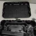 Hrensaw IP54 Large Outdoor Electrical Box w/ 8 Cable Seal Entry, Bundle w/ 3 Small Weatherproof Extension Cord Safety Box, Protect Power Strip, Timer Outlet Plug, Holiday Lights Decoration, Black