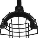 German Shepherd Dog Muzzle Metal Basket for Medium Large Dogs Adjustable Durable Leather Straps Secure Wire Mask for Biting Chewing Barking (M - Size)