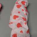 GUNTAIL Pack and Play Sheets Fitted, 2 Pack Pack n Play Sheets for Graco Pack n Play Mattress, Unisex Playard Sheets for Boys Girls (Love & Pink, 38 X 26 Inch)