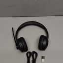 AOC Wireless Headset with Mic for Work, Bluetooth 5.4 Headphones with Noise Canceling Microphone, USB C, 30H, Clear Calls & Mic Mute for PC, Laptop, Cell Phones, Zoom - Black