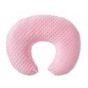 ESEN Baby Nursing Pillow and Body Positioner for Breast Feeding and Bottle Feeding, Ultra Soft Baby Breastfeeding Pillows with Removable Nursing Pillow Cover for More Support for Mom and Baby (Pink)