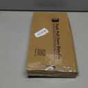 12" Round Offset Barn Door Handle Double Sided Stainless Steel, French Push Pull Door Handle Brushed Titanium Gold, Long Sliding Home Handle