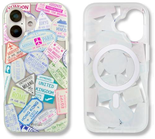 Sonix Case for iPhone 17 | Compatible with MagSafe | 10ft Drop Tested | Passport Stamps