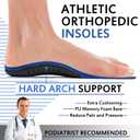 Plantar Fasciitis Insoles, High Arch Support Shoe Inserts Men Women, Orthotics Gel Running Insoles for Flat Feet - Arch Pain - Pronation - Metatarsalgia Pain Relief Heavy Duty Support(Trim to Fit)