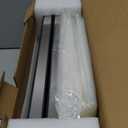 Bonsenkitchen Vacuum Sealer Machine, Stainless Steel Food Sealer Vacuum Sealers with 1 Roll & 5 Bags, 5 Food Vacuum Modes, Built-in Cutter & Bag Storage (Silver Black)