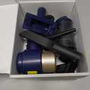 JONYJ Handheld Car Vacuum Cleaner, 16000PA Hand Held Vacuum Portable Cordless, 2 in 1 Air Duster and Vacuum Cleaner with LED Light, Multi-Nozzles, 120W High Power Mini Vacuum for Home, Pet, Office (Blue & Gold)