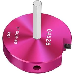 JYINCPED PVC Pipe Reamer 3-Inch Head, PVC Fitting Saver with 3/8-Inch Hex Shaft, Socket Saver Plastic Pipe Fitting Reamer Plumbing Tool for Schedule 40 CPVC ABS Socket Hub Removing, Fit 1/2" Drills