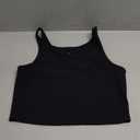 Girls Seamless Supersoft Sleeveless Crop Tank Top - Stretchy Bra, Size XL